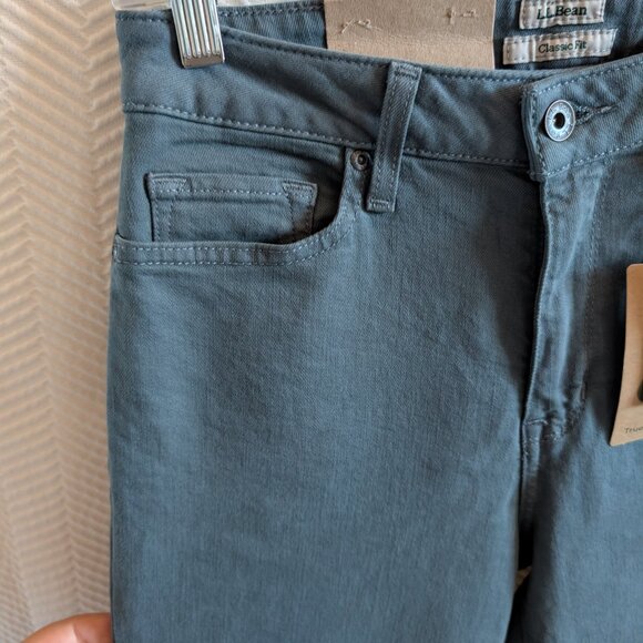 L.L. Bean true shape high rise straight leg jean, classic fit, size 6 Reg NWT - Picture 7 of 12